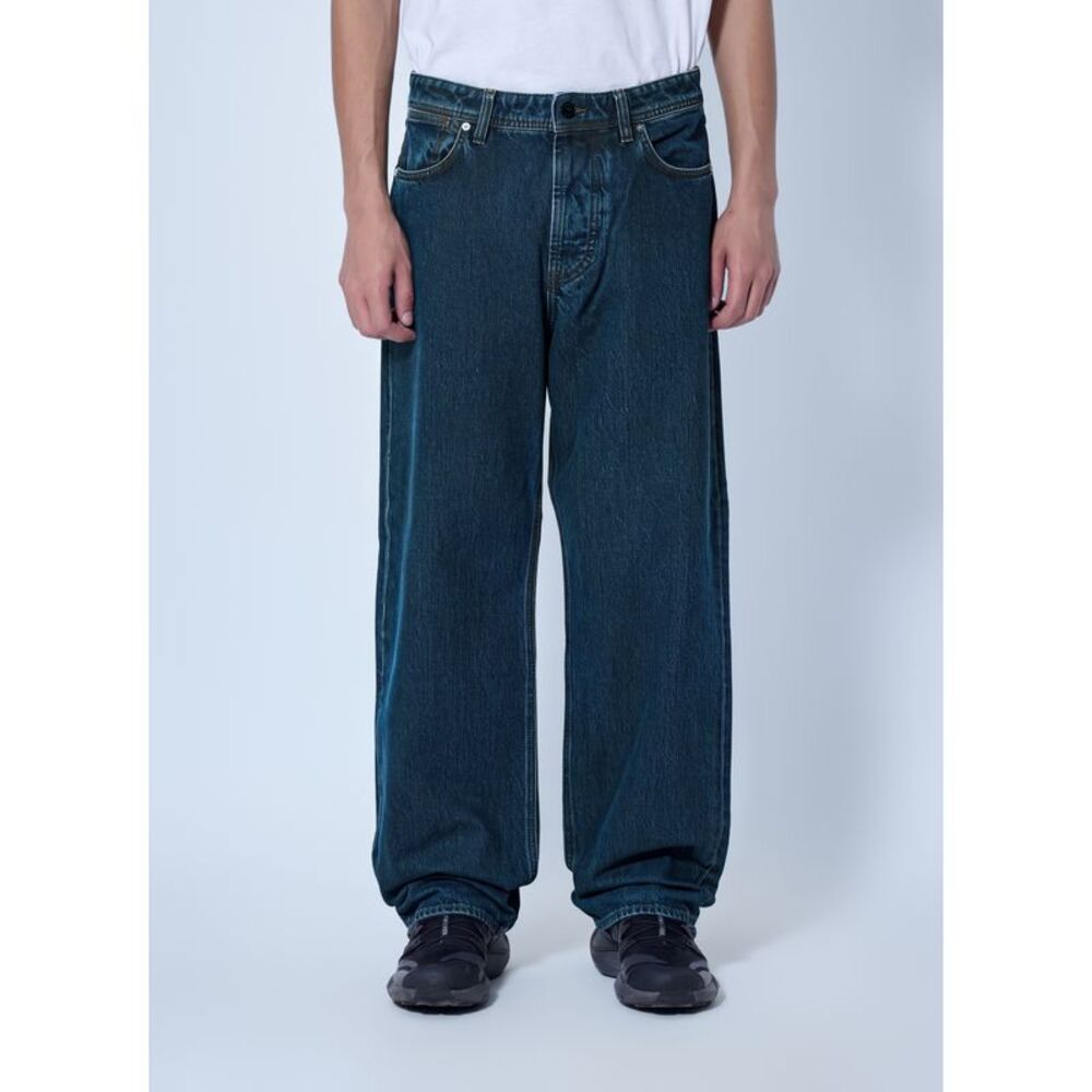 Stone Island Men Five-Pocket Wide-Leg Denim Jeans